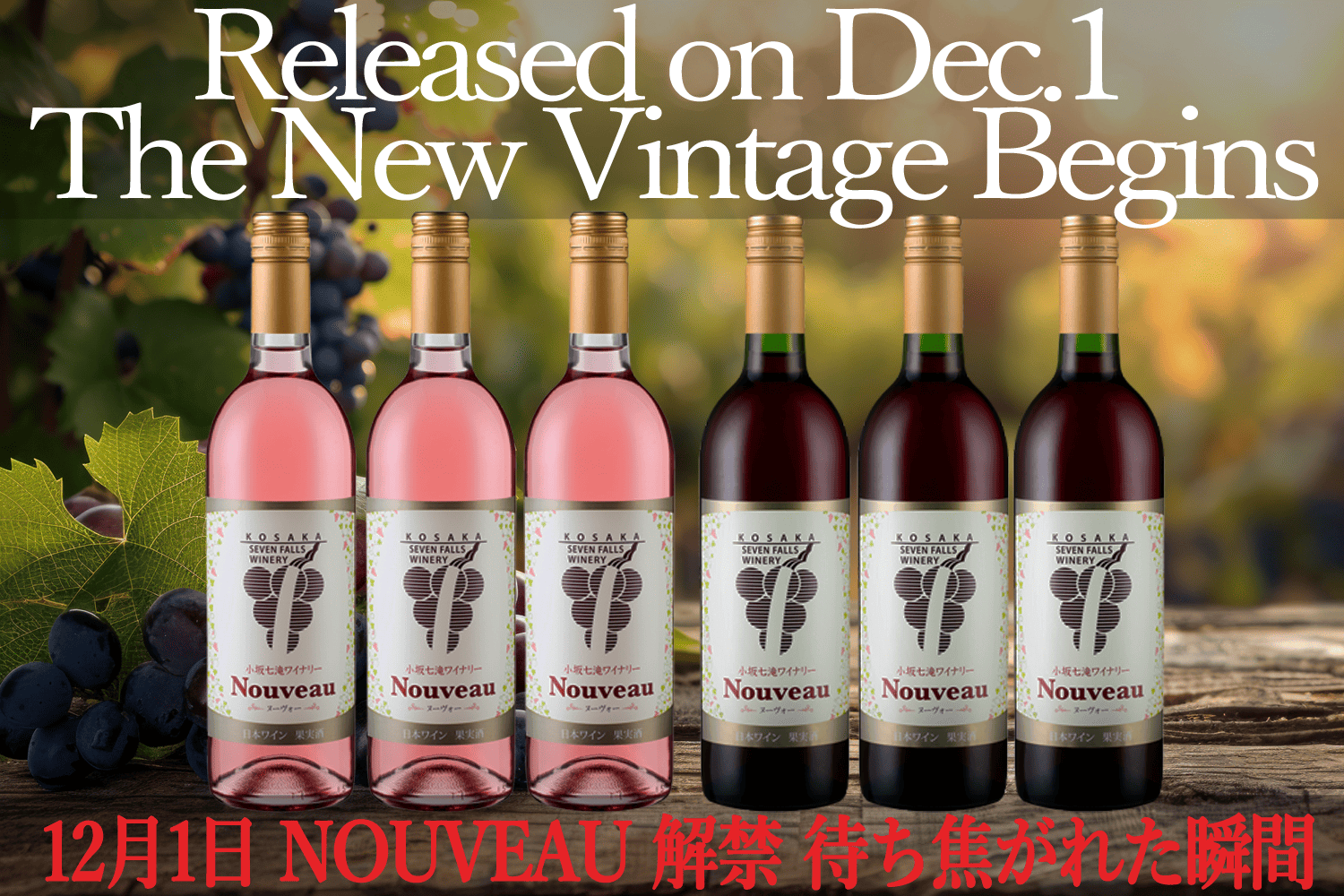 12月1日 解禁》「ヌーヴォー2025」冬と歓びの幕開け、今年の実りは今日